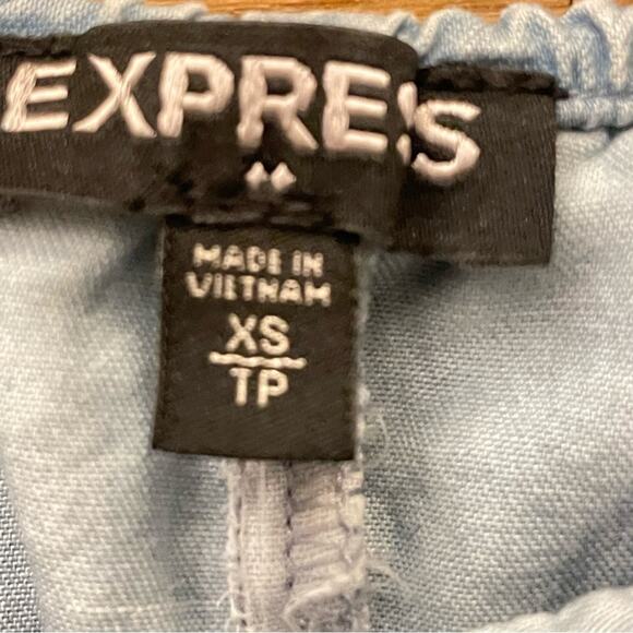 Express light blue spaghetti strap dress size XS B11 - Picture 2 of 3